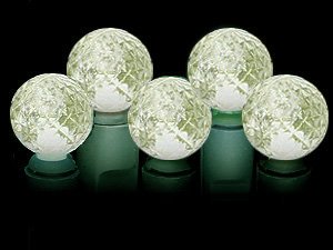 Club Pack of 105 LED Warm Clear 35pc Berry Christmas Lights - Green Wire