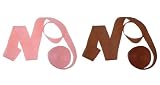 1 Pink & 1 Brown - Set of 2 Colorful Crepe Streamers (each roll is 81 ft. long, x 1.75in. wide) 1 Pink & 1 Brown - Set of 2 Colorful Crepe Streamers (each roll is 81 ft. long, x 1.75in. wide)
