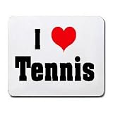 I Love/Heart Tennis Mousepad