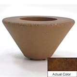 Wausau Sl477 Round Planter - Wenge Wood 72x21