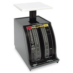 Pelouze X2 2-lb.Capacity Standard Mechanical Mailroom Scale, 3-3/4 x 3-1/4 Platform