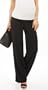 Envie de Fraises - Pantalon large cr�pe fluide noir bandeau haut