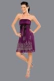 Chiffon Caviar Beaded Tube Dresses