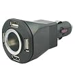 5-in-1 Auto Charger. 4-Port USB Car Charger and 1 12V DC Cigarette Socket - Great for iPhones, iPods, GPS, PSP, Cell Phones, Radar Detectors, and Many More