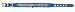 Kitchen & Housewares : Pet Supply Imports - Blue Arizon 3/4" Vinyl Collar with two rows of small rhinestones Size10