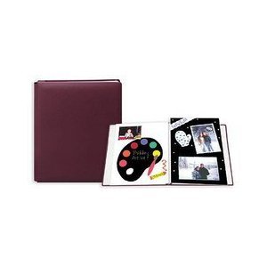 3-Ring Burgundy Leather BI-DIRECTIONAL memo pocket 