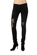J Brand Jeans Pencil Leg Jean in Torn Jett