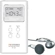 Sangean Dt-120 White Pocket Am/Fm Digital Radio (White)