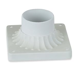 Royce Lighting R-PIER MT WT Outdoor Pier Mount White Converts Outdoor Post Lantern for use... by 