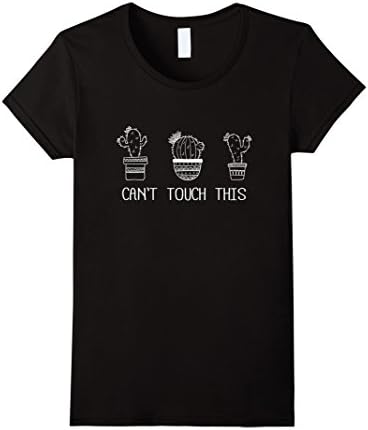 Women's Can't touch this Cactus t-shirt Small Black