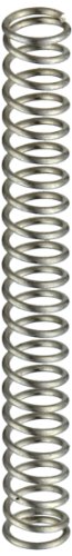 Stainless Steel 316 Inst Comp Spring, 0.088" OD x 0.01" Wire Size x 0.75" Free Length (Pack of 10)