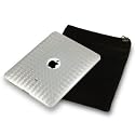 APPLE IPAD 3 PC EXECUTIVE ACCESSORY PACK - CLEAR DIAMOND PATTERN  GEL CASE, SCREEN PROTECTOR, BLACK POUCH PART OF THE QUBITS ACCESSORIES  RANGE