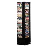 Durham Office Revolving Literature Rack with 80 Magazine Pockets