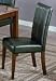 Kitchen & Housewares : Set of 2 Parson Chairs, Pu Leather in Espresso Finish