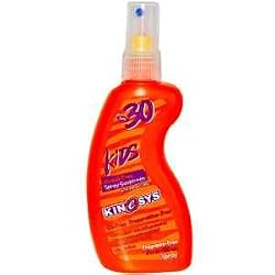 KINeSYS Spray-On Sunscreen, SPF 30, Kids, Fragrance-Free, 4-Ounce Bottles