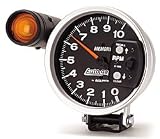 Autogage Shift-Lite Tachometer 5 in. 10000 RPM For 4/6/8 Cyl. Eng. w/Points And 12 Volt Electronic Ignitions