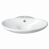 Decolav 1411-CWH 22-by-18-Inch Ceramic Vitreous China Vessel, White