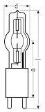 2,500 watt 115 volt G38 Mogul Bi-Post Base Single Ended Metal Halide Sylvania Light Bulb
