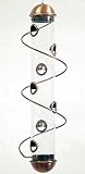 Bird Feeder, 17 inch Copper Spiral Seed