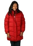 Women's Channel Quilted Puffer Jacket with Faux Fur Trim
