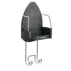 Brabantia 385742 Wall Mounted Iron & Ironing Table Holder, Black