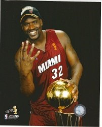 Buy Shaquille Oneal Miami Heat Nba Champions 8x10 Photo by PhotoFile