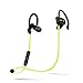 Bluetooth Headphones, Amotus Wireless Earphones In Ear Bluetooth V4.1 Sports Stereo Noise Cancelling Sweatproof Earbuds with Earhook Built-in Mic for Running Hiking Jogging Gym(Kelly)