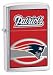Zippo Lighter NFL NEW ENGLAND Patriots, Brushed Chrome