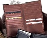 Budd Leather European Crocodile Bidente Credit Card Organizer
