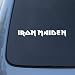 IRON MAIDEN - Vinyl Decal Sticker #A1456 | Vinyl Color: White