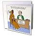 Rich Diesslins Funny Religious Light Cartoons - Death Applies for a Seminary Job - Greeting Cards-12 Greeting Cards with envelopes