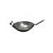 12 inch Carbon Steel Wok w/ Helper Handle (flat bottom) USA made