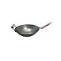 14 inch Carbon Steel Wok w/ Helper Handle (flat bottom) - Sold by: The Wok Shop