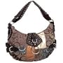 Gigi Chantal Brown Jacquard Patchwork Purse