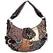 Gigi Chantal Brown Jacquard Patchwork Purse