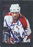 Michal Pivonka, Washington Capitals, 1996 Score Autographed Card