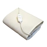 Costmad ® Double Size 107cm x 120cm Pure Luxury Soft Comfort Washable Warm Electric Heated Underblanket Under Blanket with Single Remote Control and 3 Heat Settings