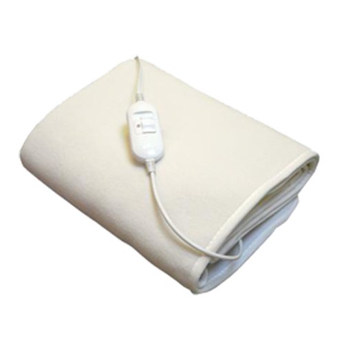 Costmad ® Single Size 60cm x 120cm Pure Luxury Soft Comfort Washable Warm Electric Heated Underblanket Under Blanket with Single Remote Control and 3 Heat Settings