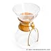Chemex Classic Series Eight Cup Glass Coffeemaker - 8 Cup Coffee Maker