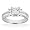1.00CT Princess Cut REAL Diamond Vintage Engagement Pave Accent Antique Ring 4-9