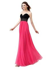 Chiffon/Satin Empire   Waistline Beaded Backless Lace-Up  Sweetheart Evening Dress/Bridesmaid Dress/Prom Dress/Wedding Party Dress  With Ruffles