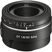 Sony 50mm f 1 8 SAM DT Lens for Sony Alpha Digital SLR Cameras