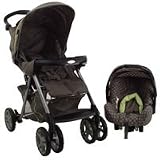 Graco Oasis Travel System Chocolate Lime With Junior Baby Car Seat