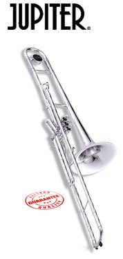 Jupiter Silver Plated Bb Valve Trombone 528S