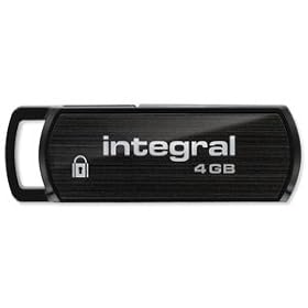 Integral 360 Secure USB Drive Rotating-socket Capless - INFD4GB360SEC