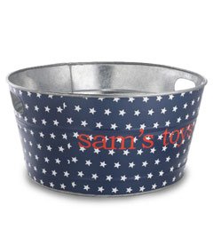 personalized summer stars tub