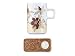 Arzberg Edo Edo Brown Espresso Cup w/ Snack Saucer 3.7-oz.