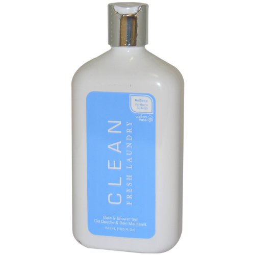 Clean Fresh Laundry, Bath and Shower Gel, 18.5 Fluid Ounce