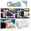 Contour Memory Foam Leg Pillow w/ Cover Green As Seen on TV