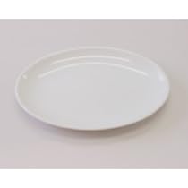 業務用食器　玉渕　26.5cmメタプラター　白いオーバル